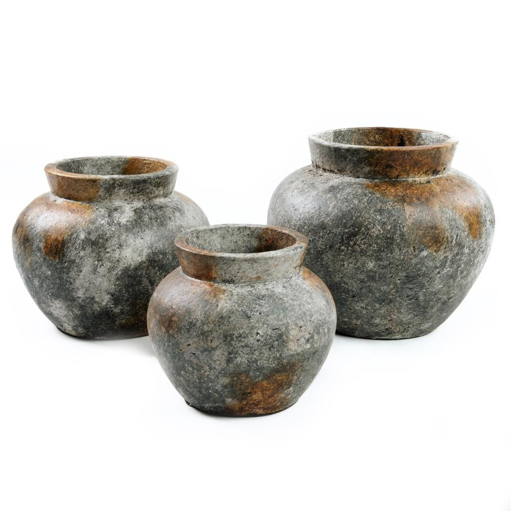 Bazar Bizar De Funky Vase-Antikes Grau-S