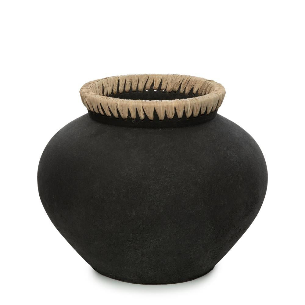 Bazar Bizar Le Vase Styly-Noir Naturel-M