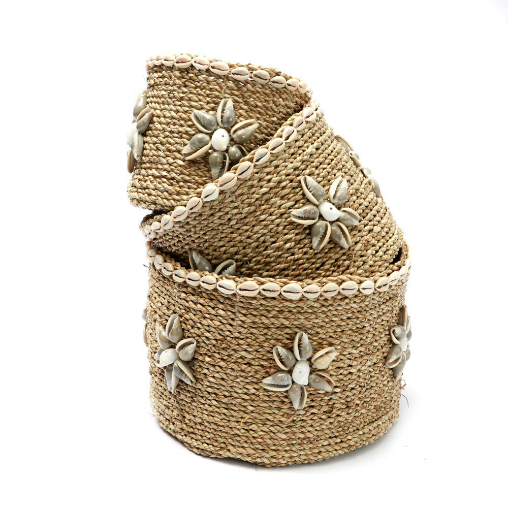 Bazar Bizar The Beach View Baskets-Set von 3