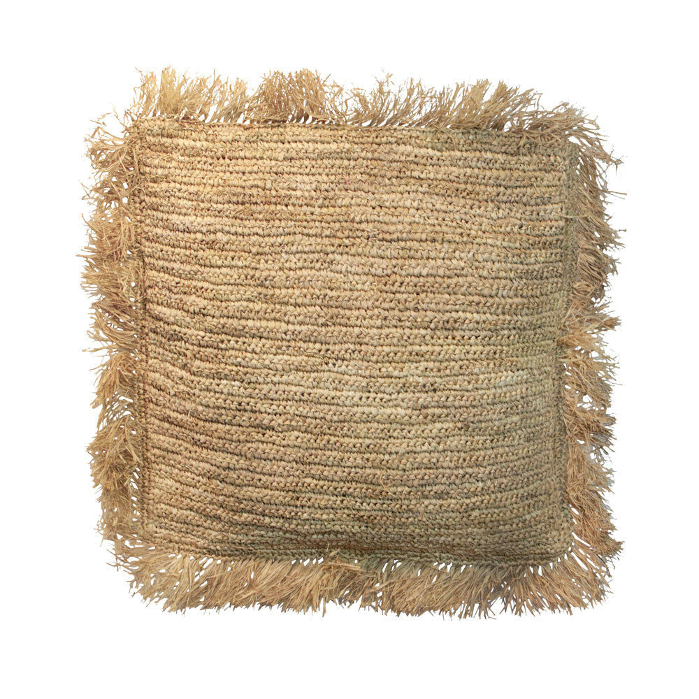 Bazar Bizar De Rafia Funda de Almohada Square-Natural-60x60