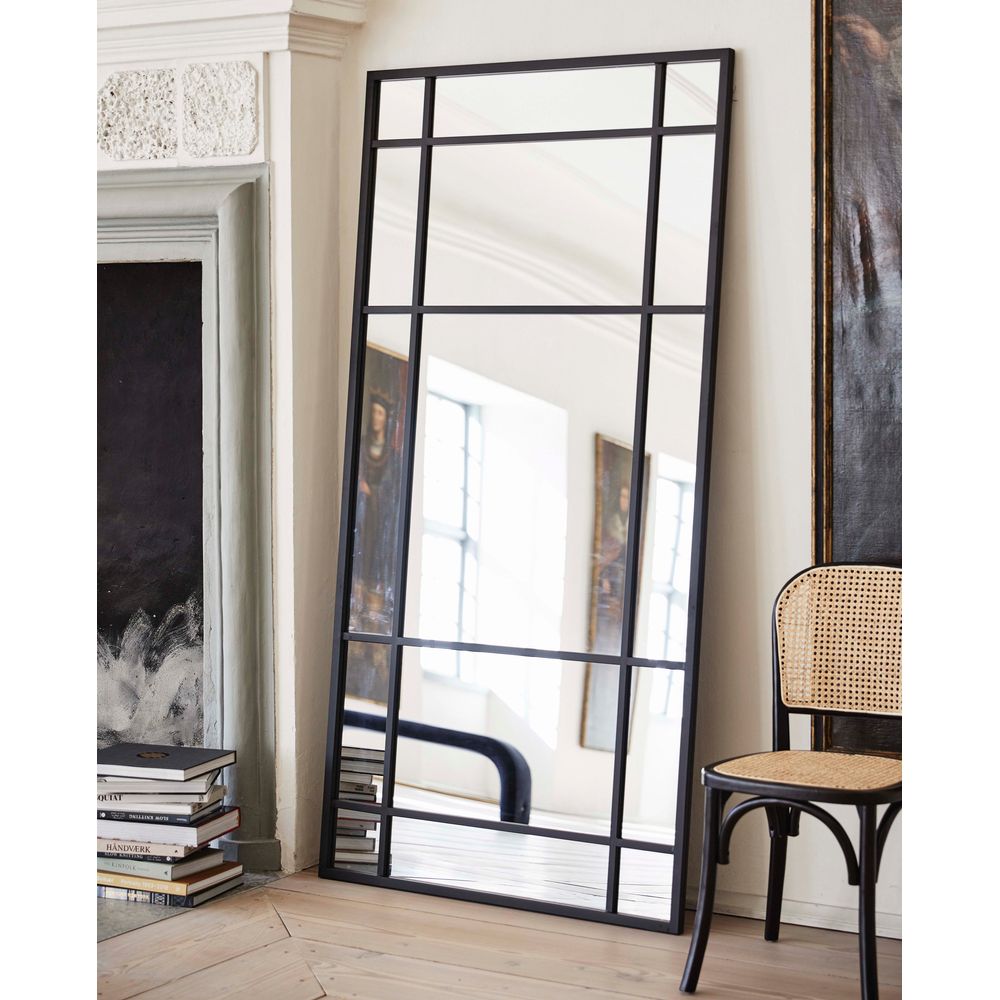 Miroir mural en fer Nordal A/S SPIRIT-noir