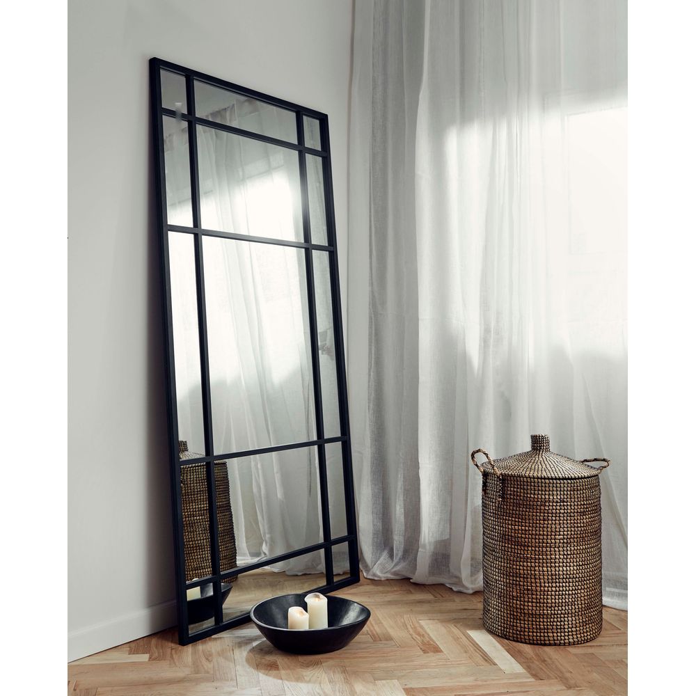 Miroir mural en fer Nordal A/S SPIRIT-noir