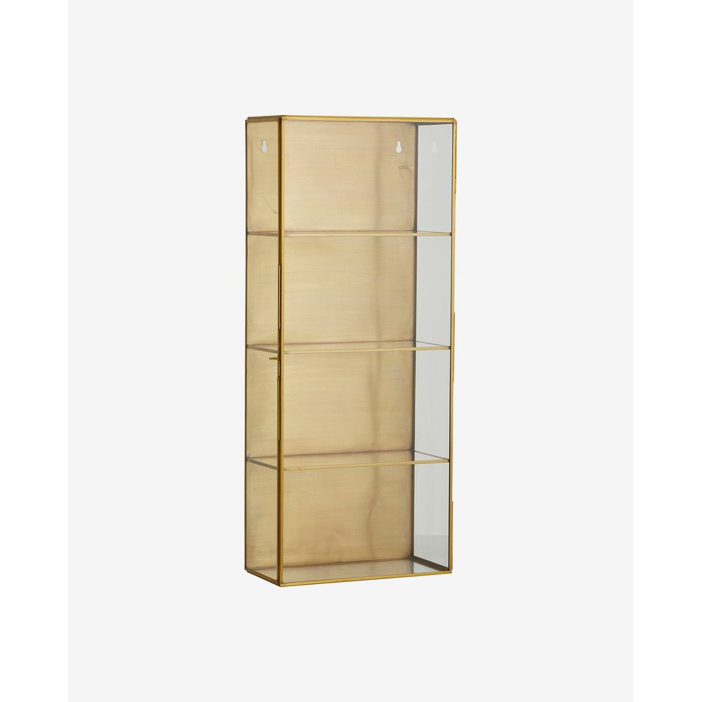 Nordal Gabinete de pared ADA, L, 3 estantes, oro