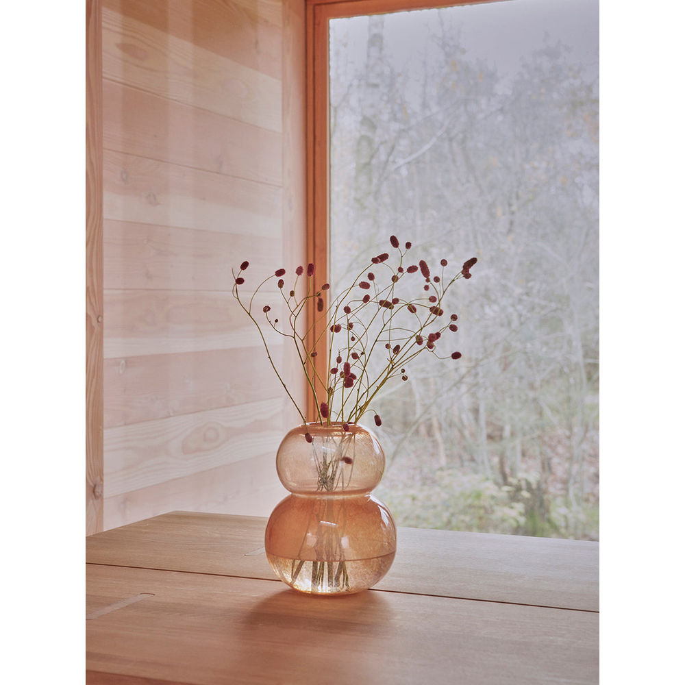 OYOY LIVING Lasi Vase-Clai-Taupe