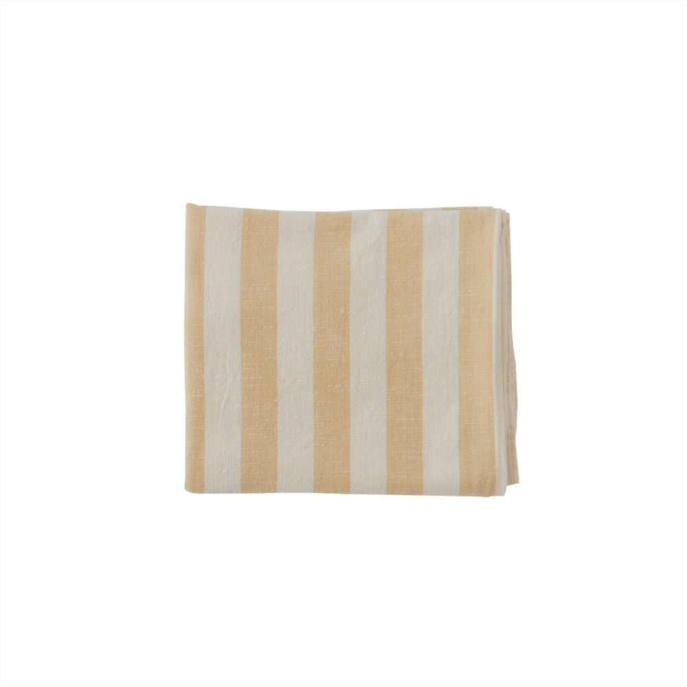 OYOY LIVING Striped Tablecloth - 260x140 cm - Vanilla