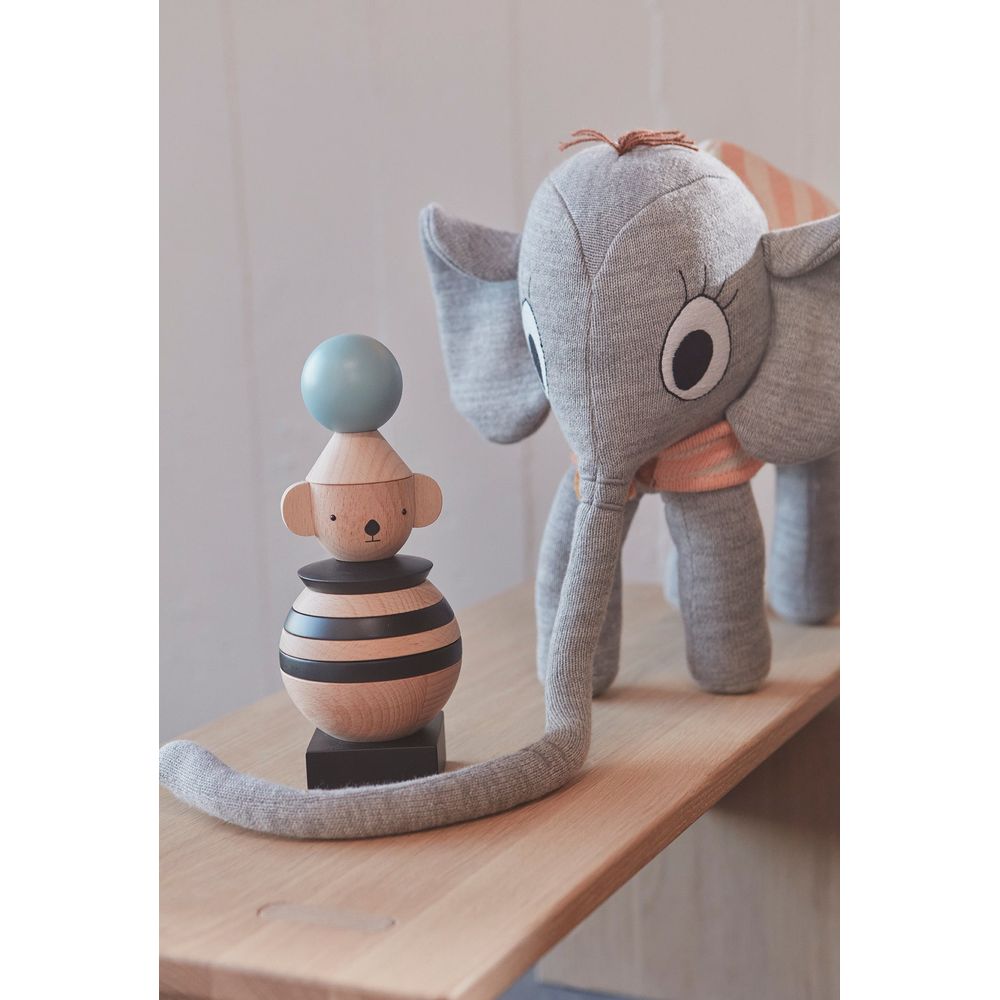 OYOY MINI Ramboline Olifant - Gris