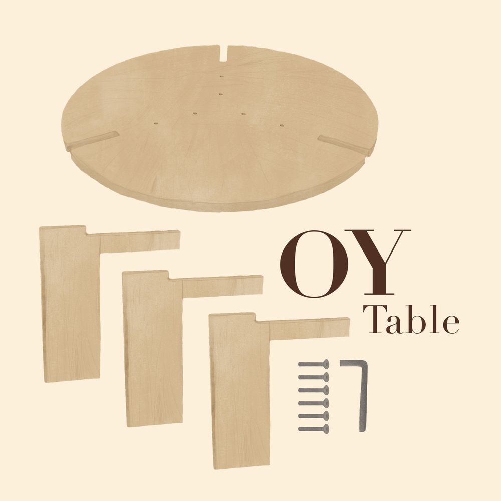 OYOY LIVING OY Table basse-Petite nature