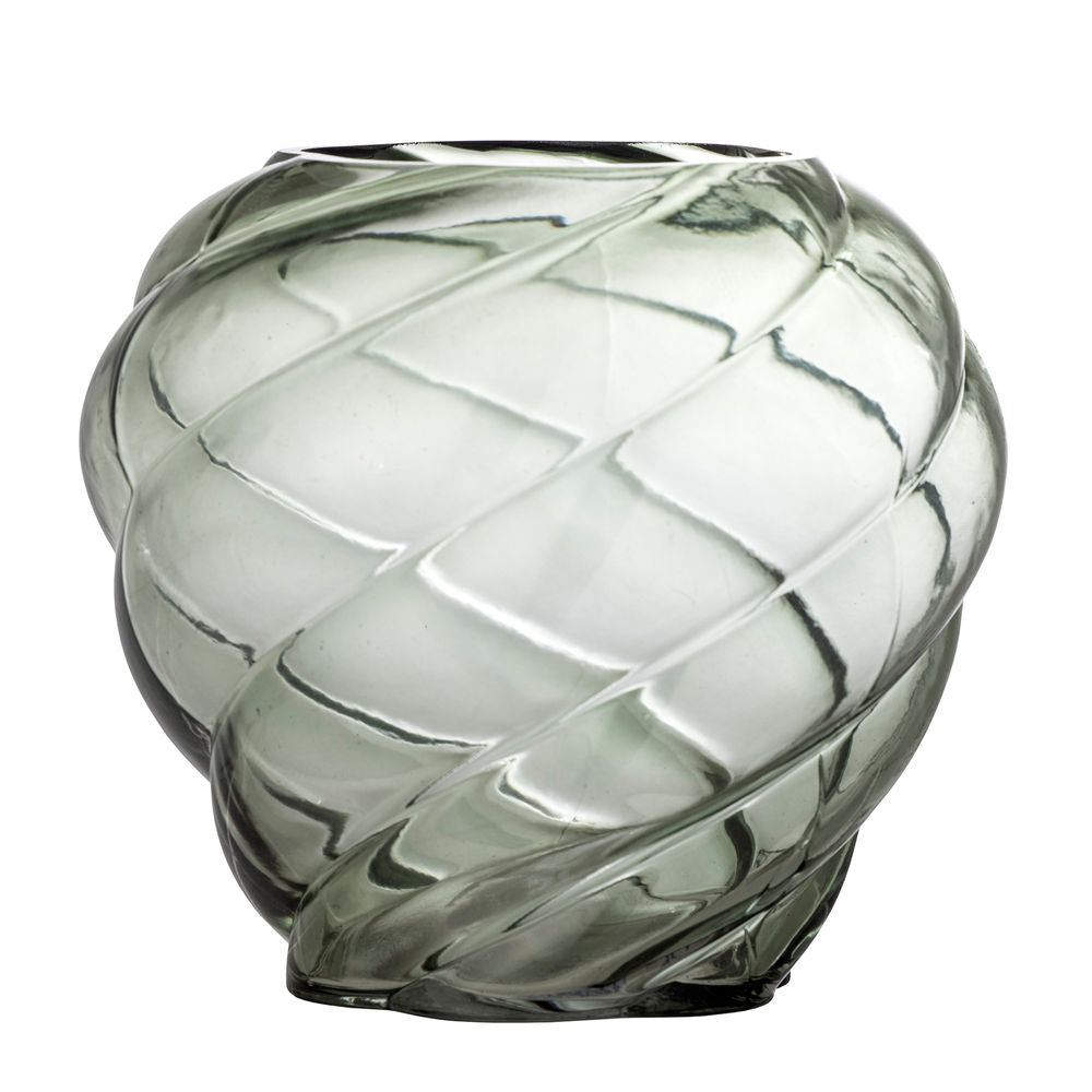 Bloomingville Leyan Vase, Vert, Verre