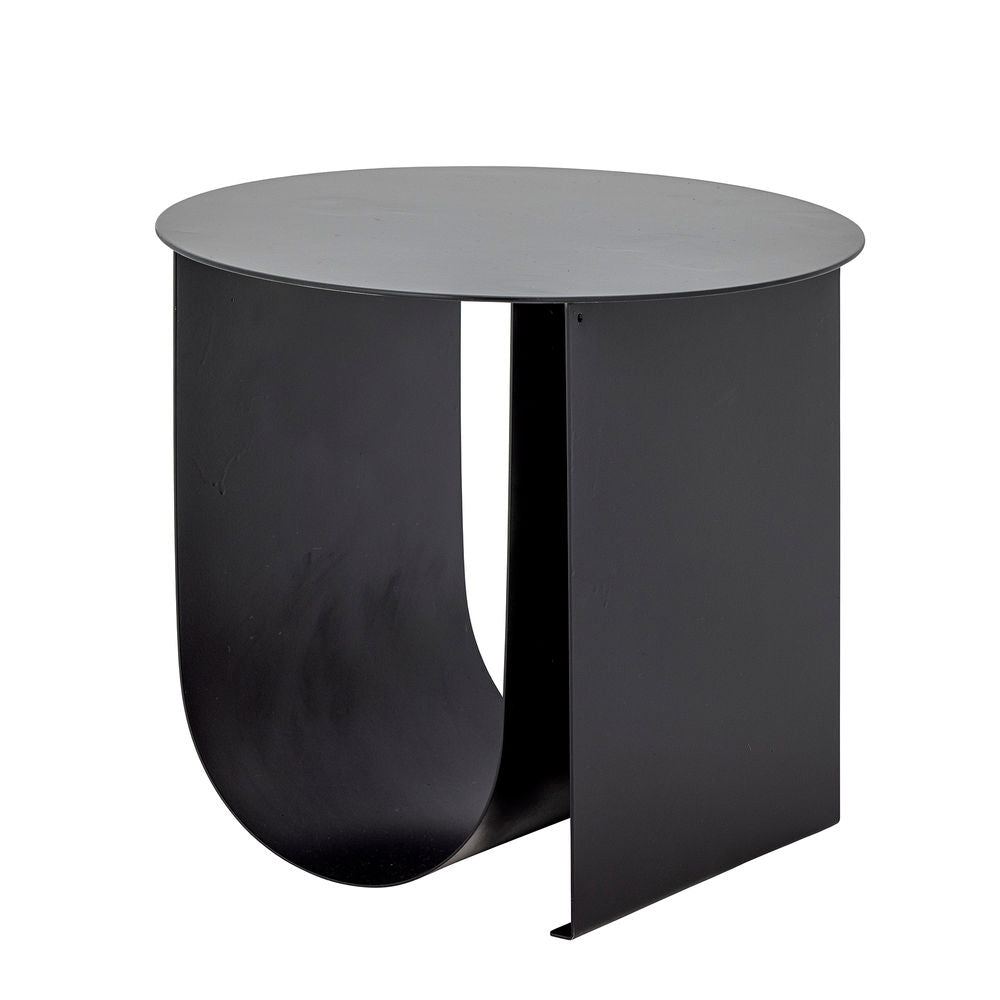 Bloomingville Table d'appoint Cher, Noir, Métal