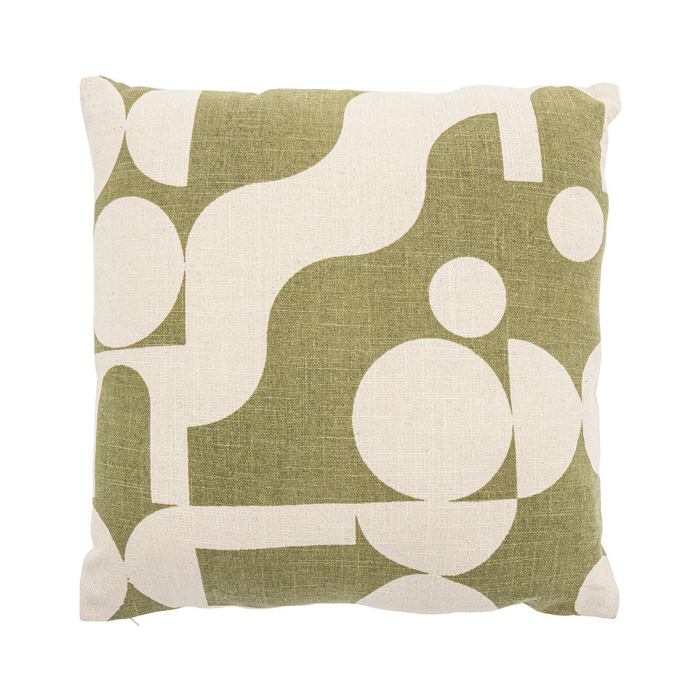 Bloomingville Anni Coussin, Vert, Coton