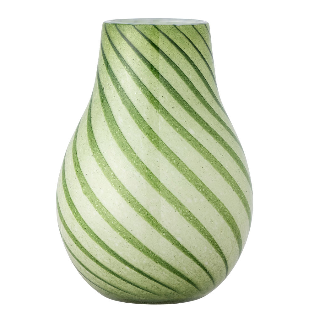 Bloomingville Leona Vase, Vert, Verre