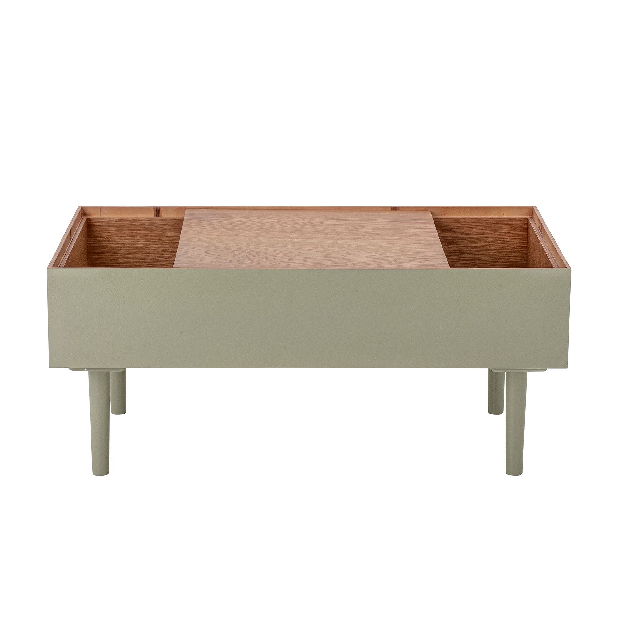 Bloomingville MINI Table d'appoint Favne, Vert, Contreplaqué