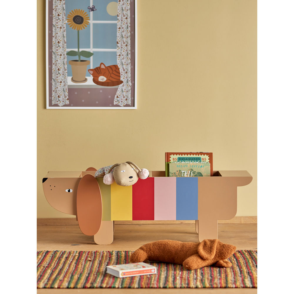 Bloomingville MINI Charlie Book Standard, Marron, MDF