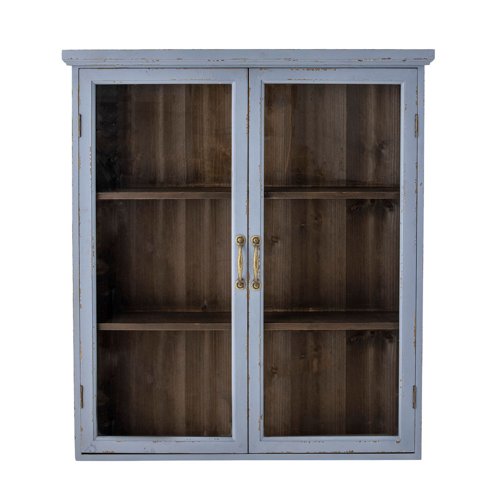 Creative Collection Armoire Hazem, bleu, bois de tilleul