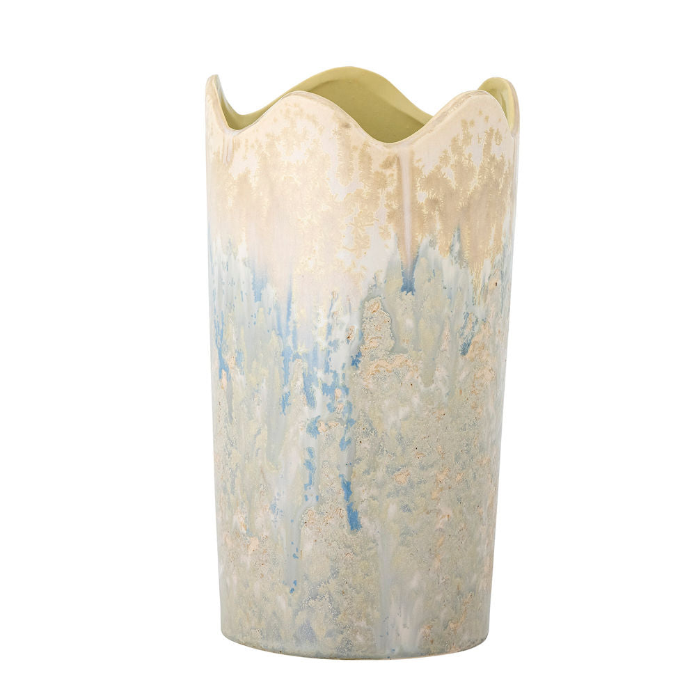 Bloomingville Leandro Vase, Natur, Steingut