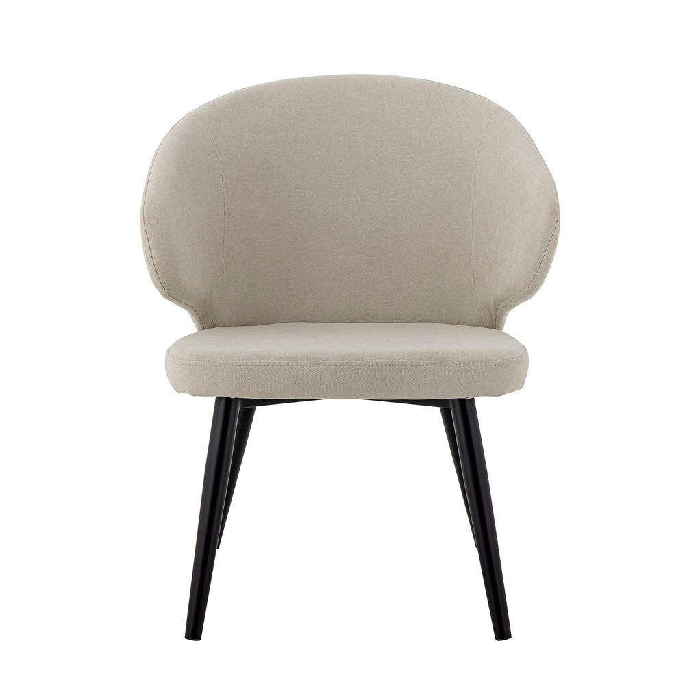 Loon Lounge Chair, Natur, Polyester Kreative Kollektion