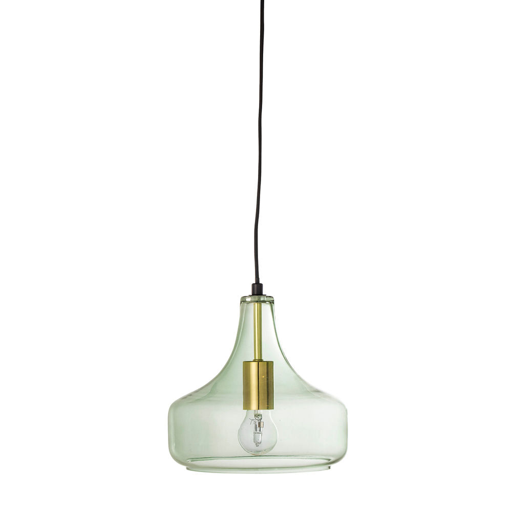 Bloomingville Yuser Hanglamp, Groen, Glas