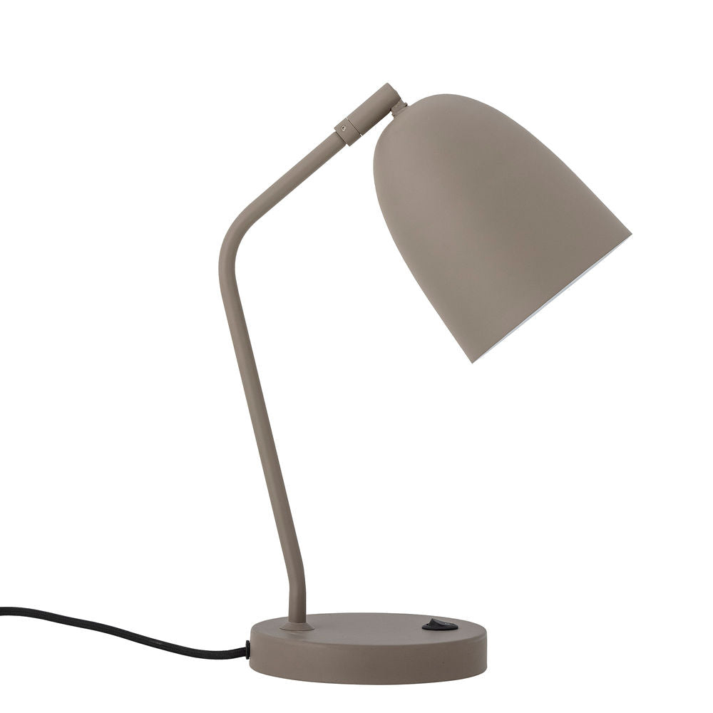 Bloomingville Lampe de table Lemar, Gris, Métal