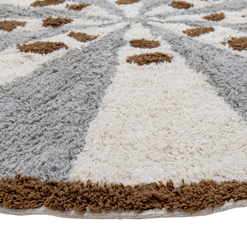 Bloomingville Tapis d'ancre MINI, Bleu, Coton