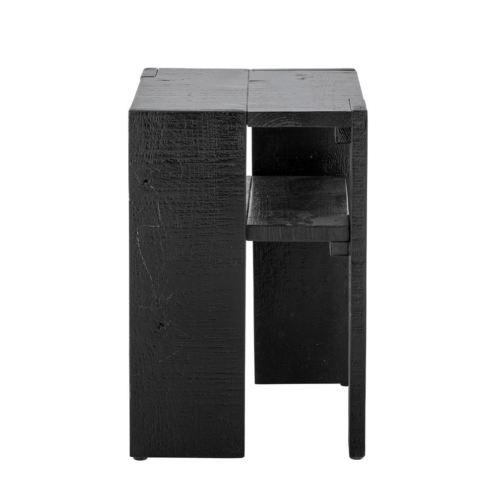 Creative Collection Table d'appoint Emillio, Noir, Pin