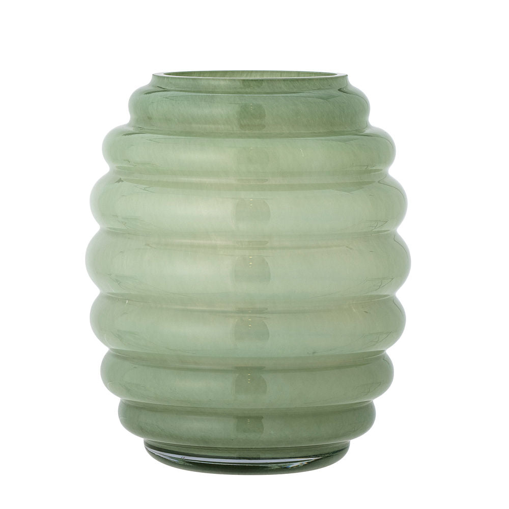 Bloomingville Saihah Vase, Vert, Verre