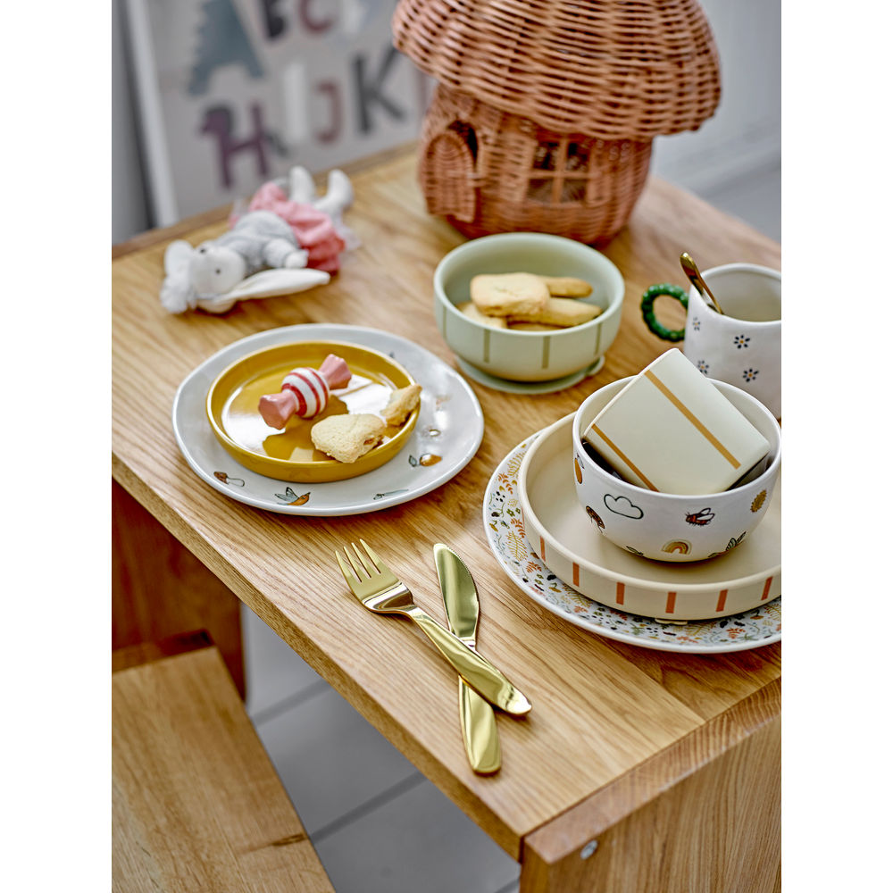 Bloomingville MINI Levi servies, groen, silicone