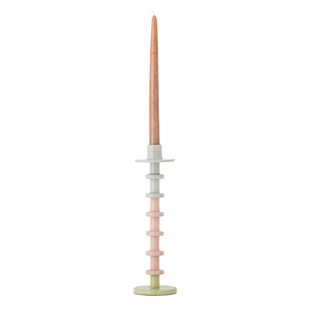 Bloomingville Candelero Peach, Rosa, Metal