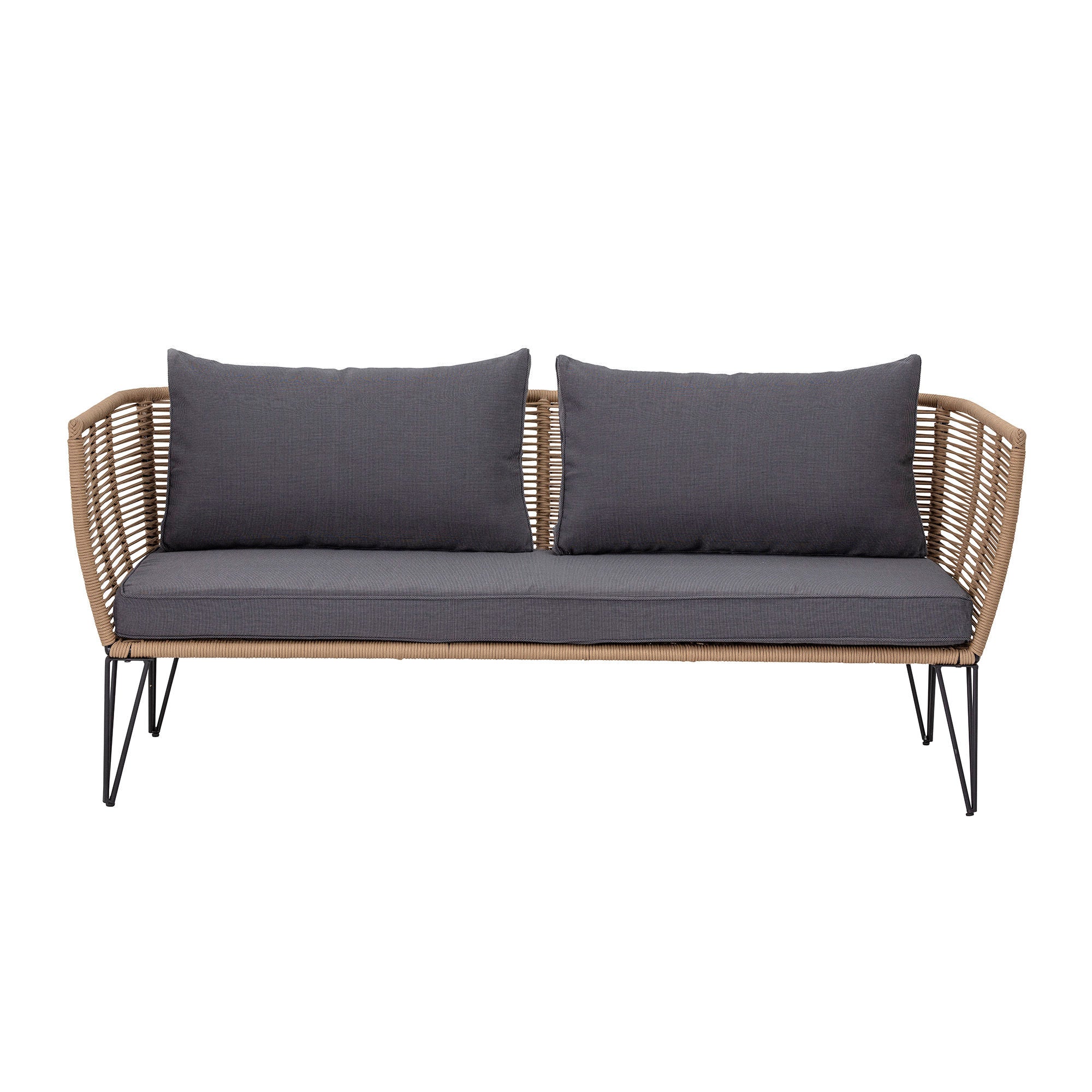 Blooming ville Mundo Sofa, Braun, Metall