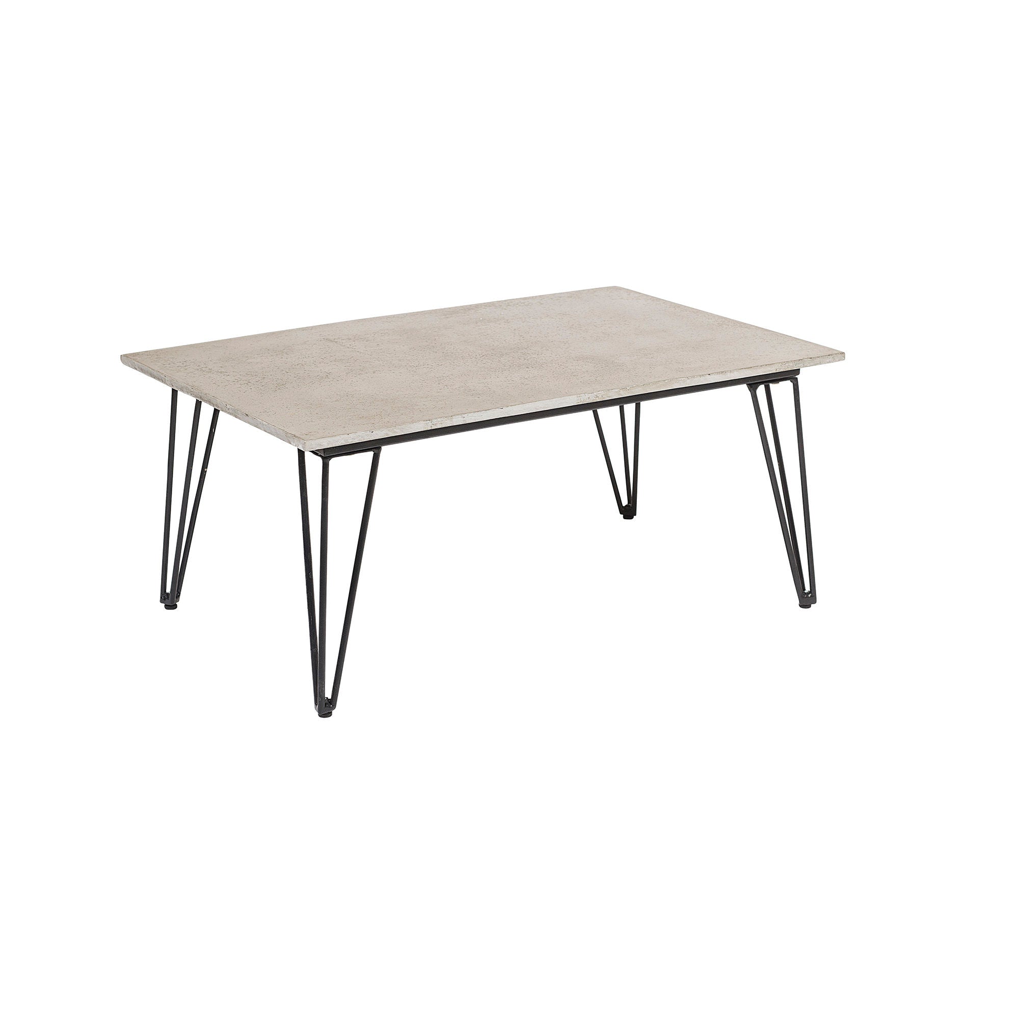 Bloomingville, Table basse Mundo, Gris, Fibre ciment