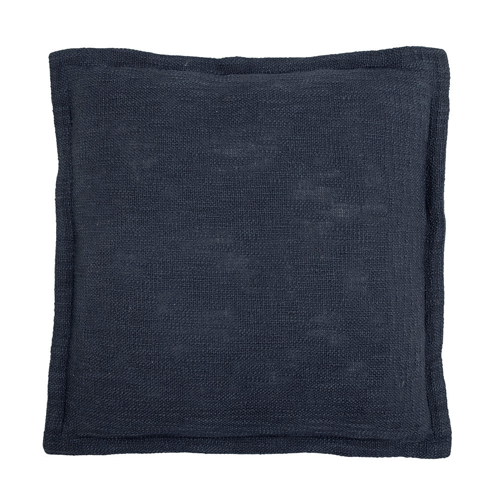 Bloomingville Coussin Felicia, Bleu, Coton OEKO-TEX®