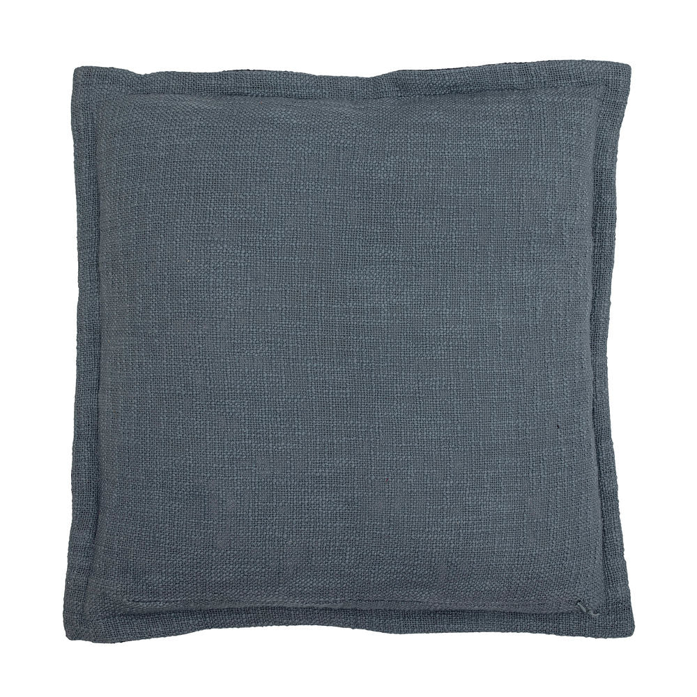 Bloomingville Coussin Felicia, Bleu, Coton OEKO-TEX®