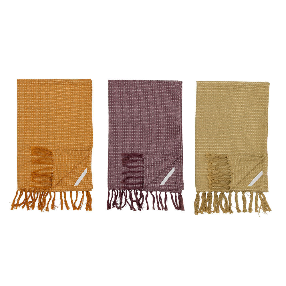 Bloomingville Serviette de cuisine Paprika, orange, coton