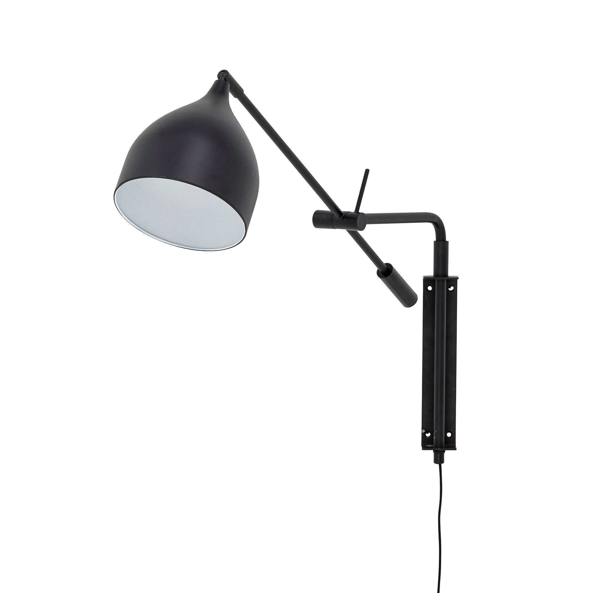 Blooming ville Lyam Wand lampe, Schwarz, Metall