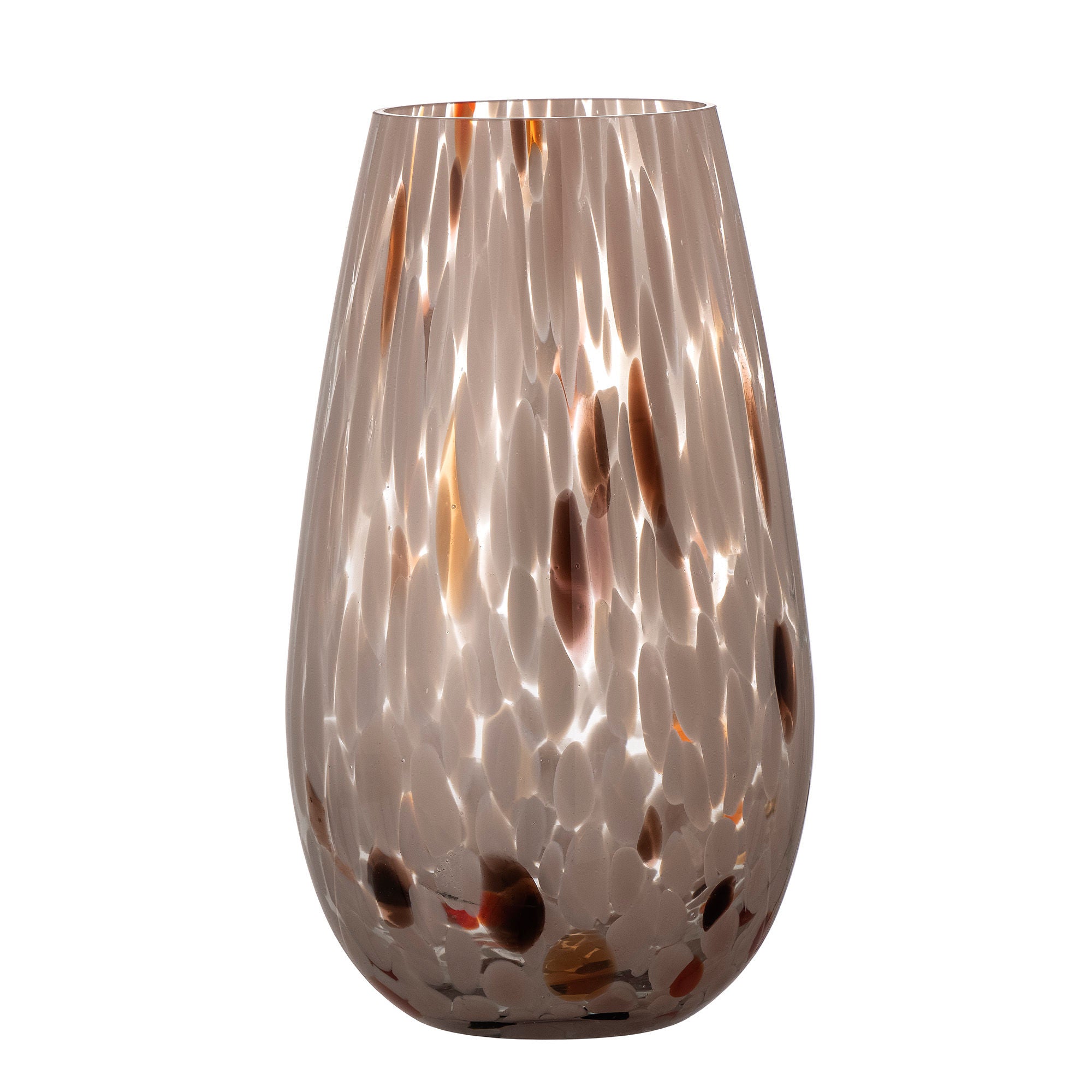 Bloomingville Artem Vaas, Marron, Verre