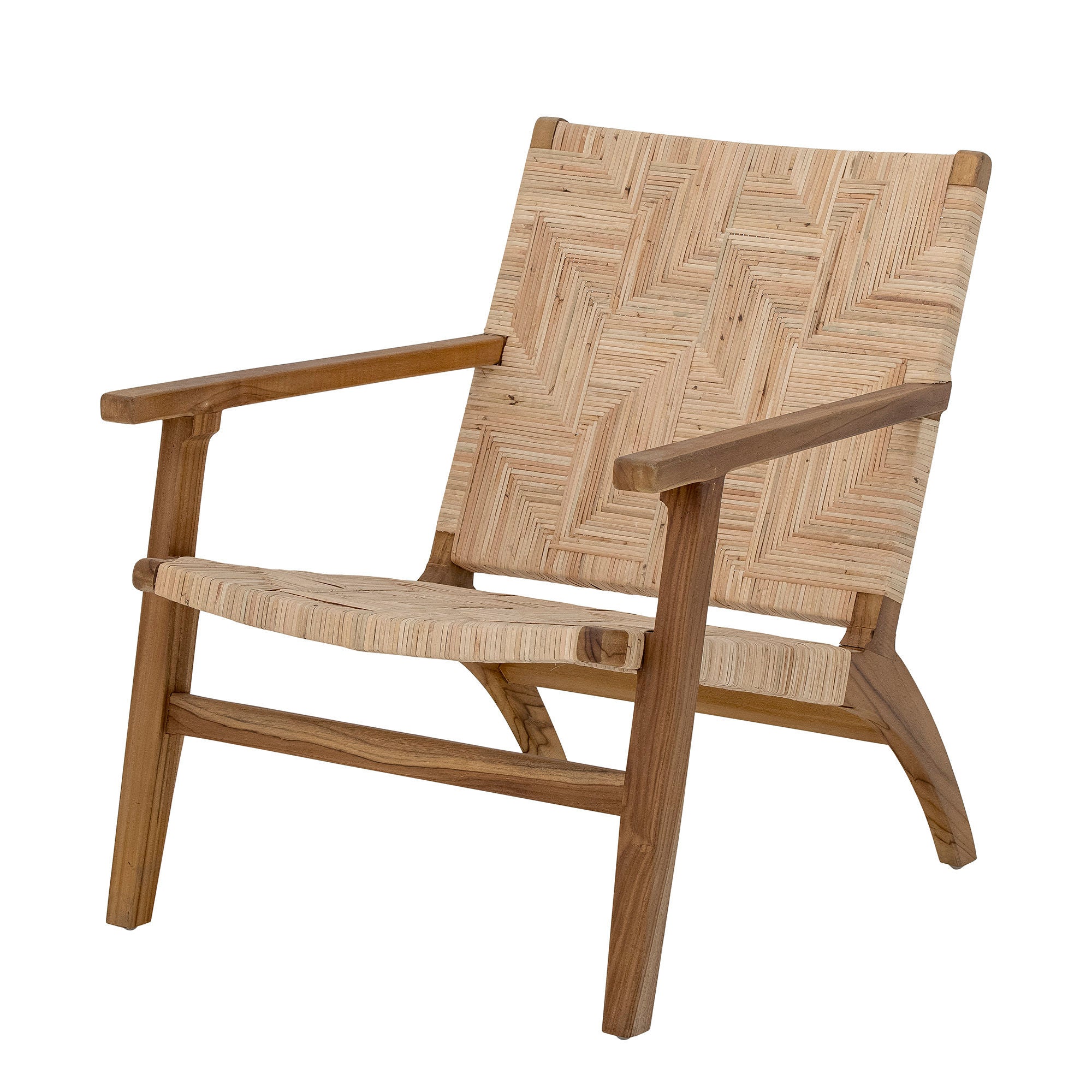 Creative Collection Mills Lounge Chair, Braun, Rattan