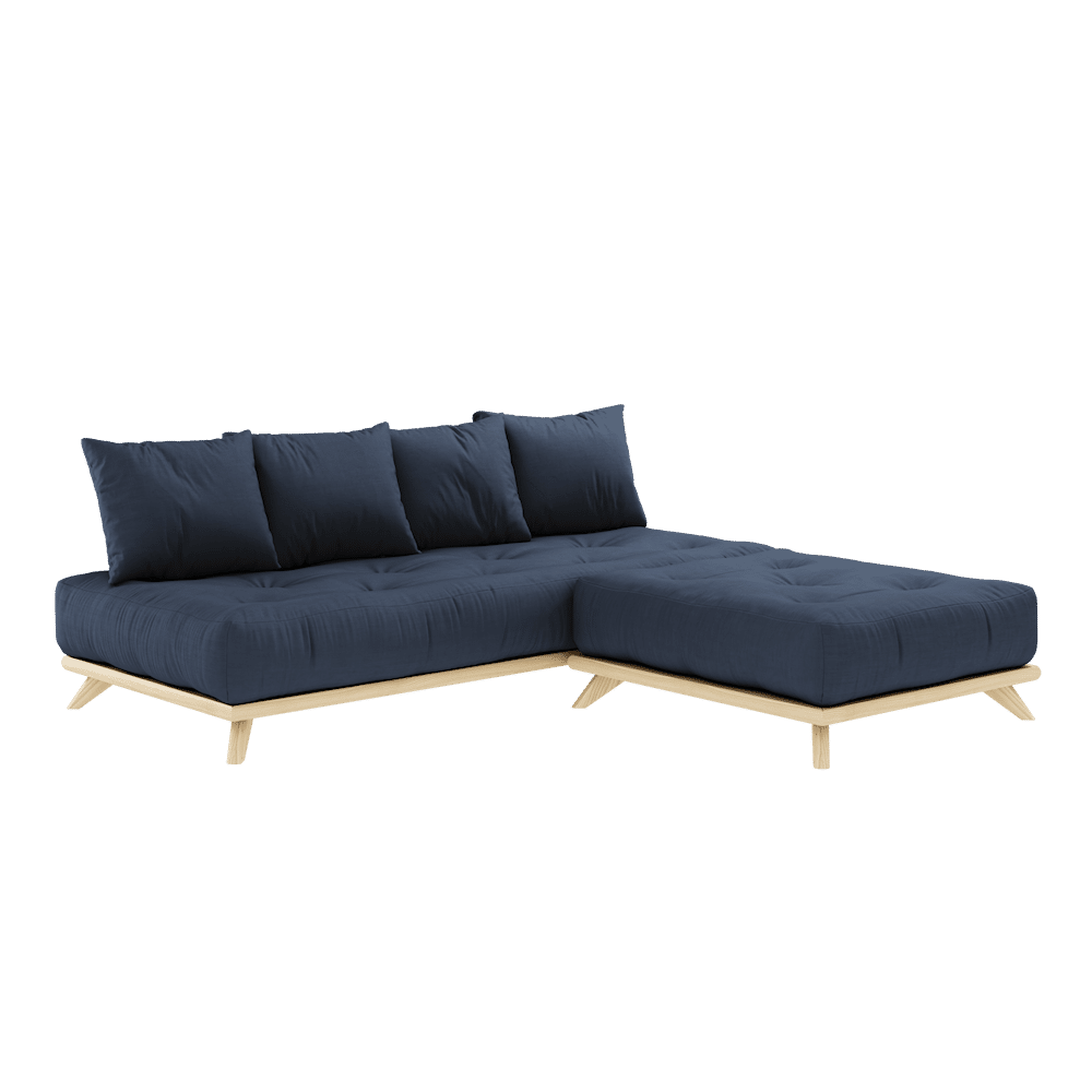 Karup Design SENZA DAYBED CLEAR LACQUERED W. SENZA DAYBED MATTRESS SET NAVY