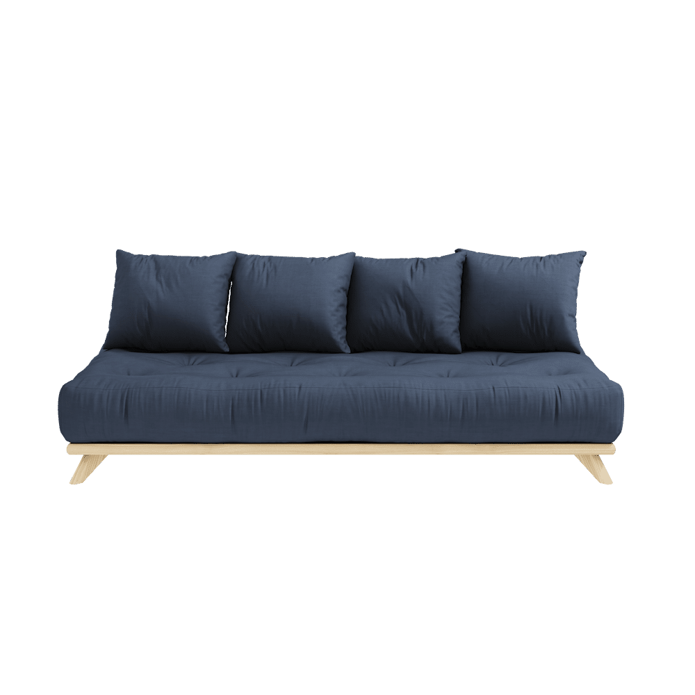 Karup Design SENZA DAYBED CLEAR LACQUERED W. SENZA DAYBED MATTRESS SET NAVY