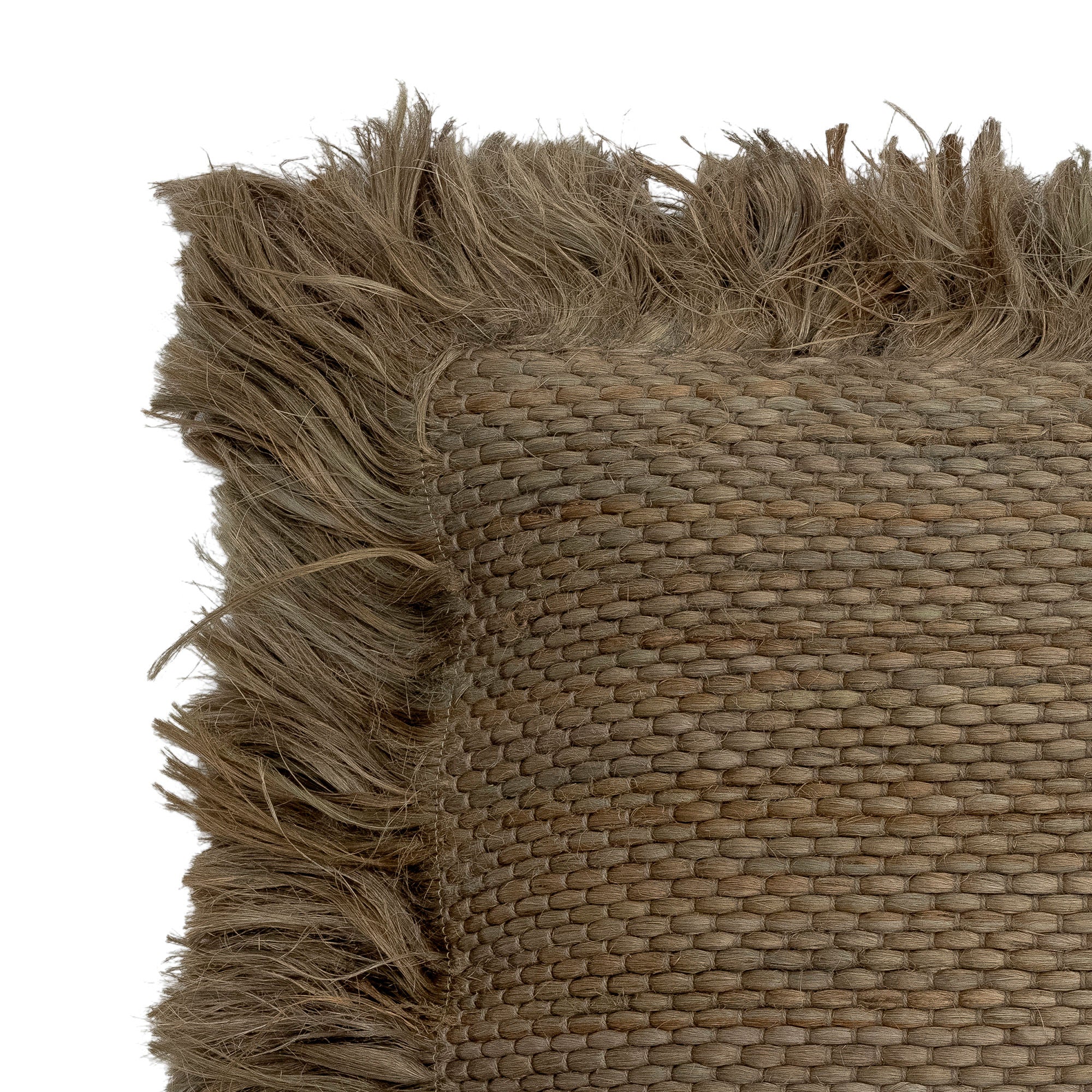 Bloomingville Coussin Enola, Vert, Jute