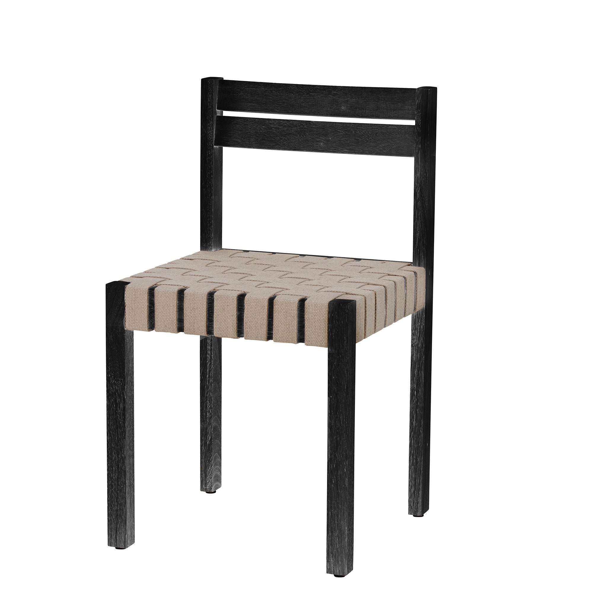 Bloomingville Silla de Comedor Maron, Negro, Madera de Caucho