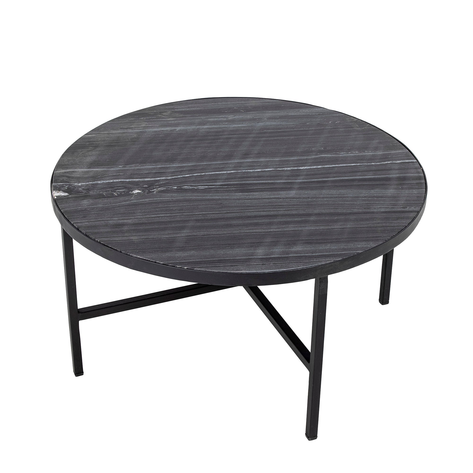 Bloomingville Table basse Estelle, Gris, Marbre